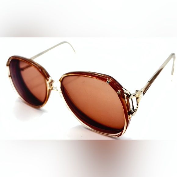 Vintage Clearvision Petite #5 Translucent Oval Sunglasses Frames Only - Picture 2 of 8